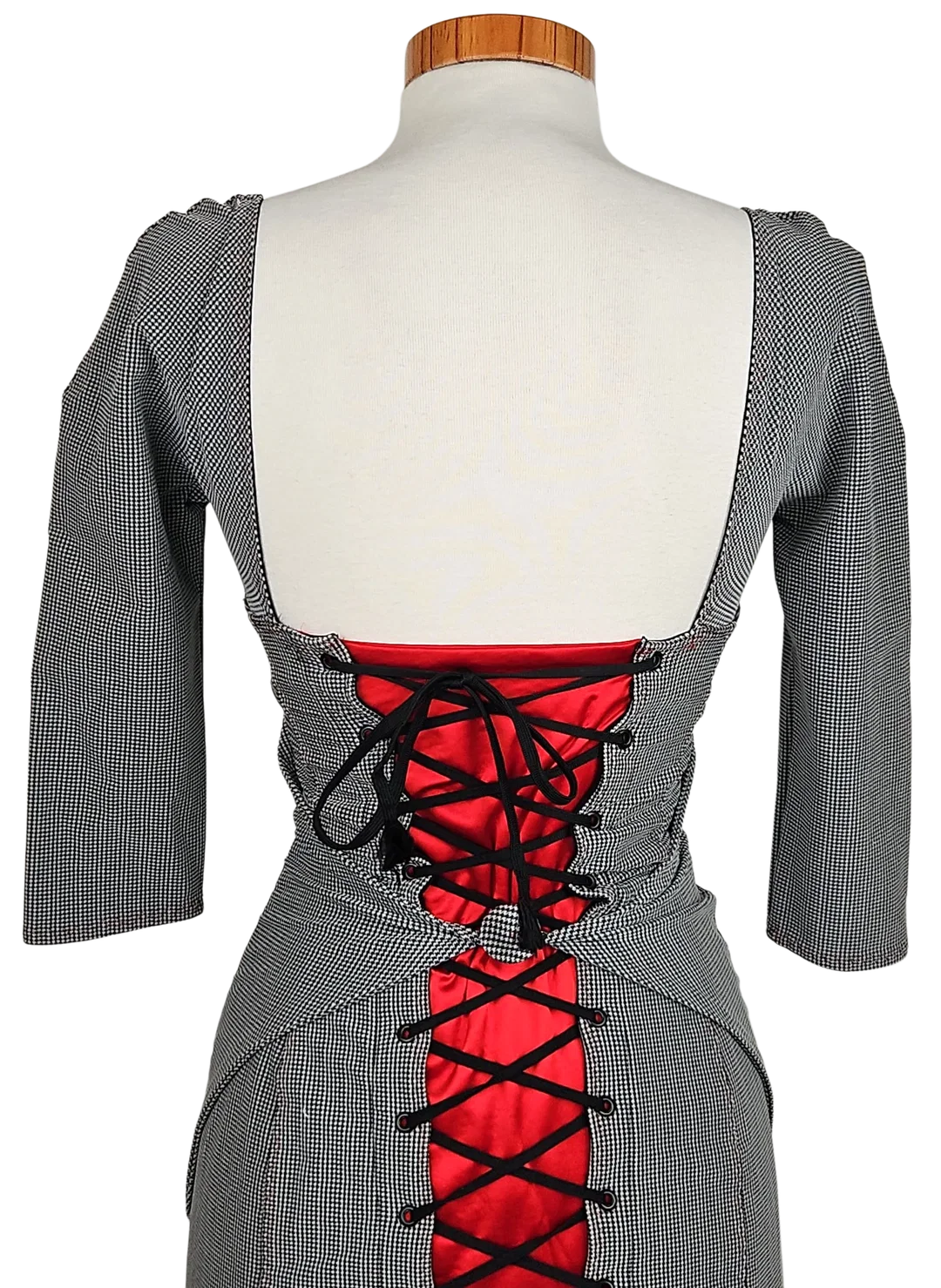 Agent Provocateur Damen Midikleid, grau/schwarz - Gr. S  – Bild 6