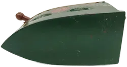 Vintage Bügeleisen Dekoobjekt bemalt und restauriert 1975 / Upcycling mit Aufsetzer - Bild 4