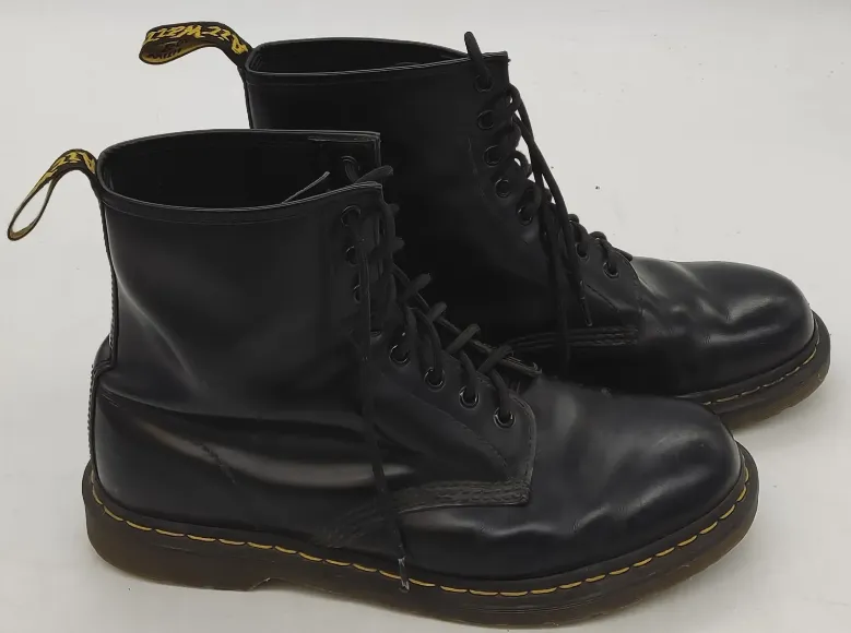 Dr Martens 1460 Leder Stiefel schwarz Gr. 44 – Bild 3