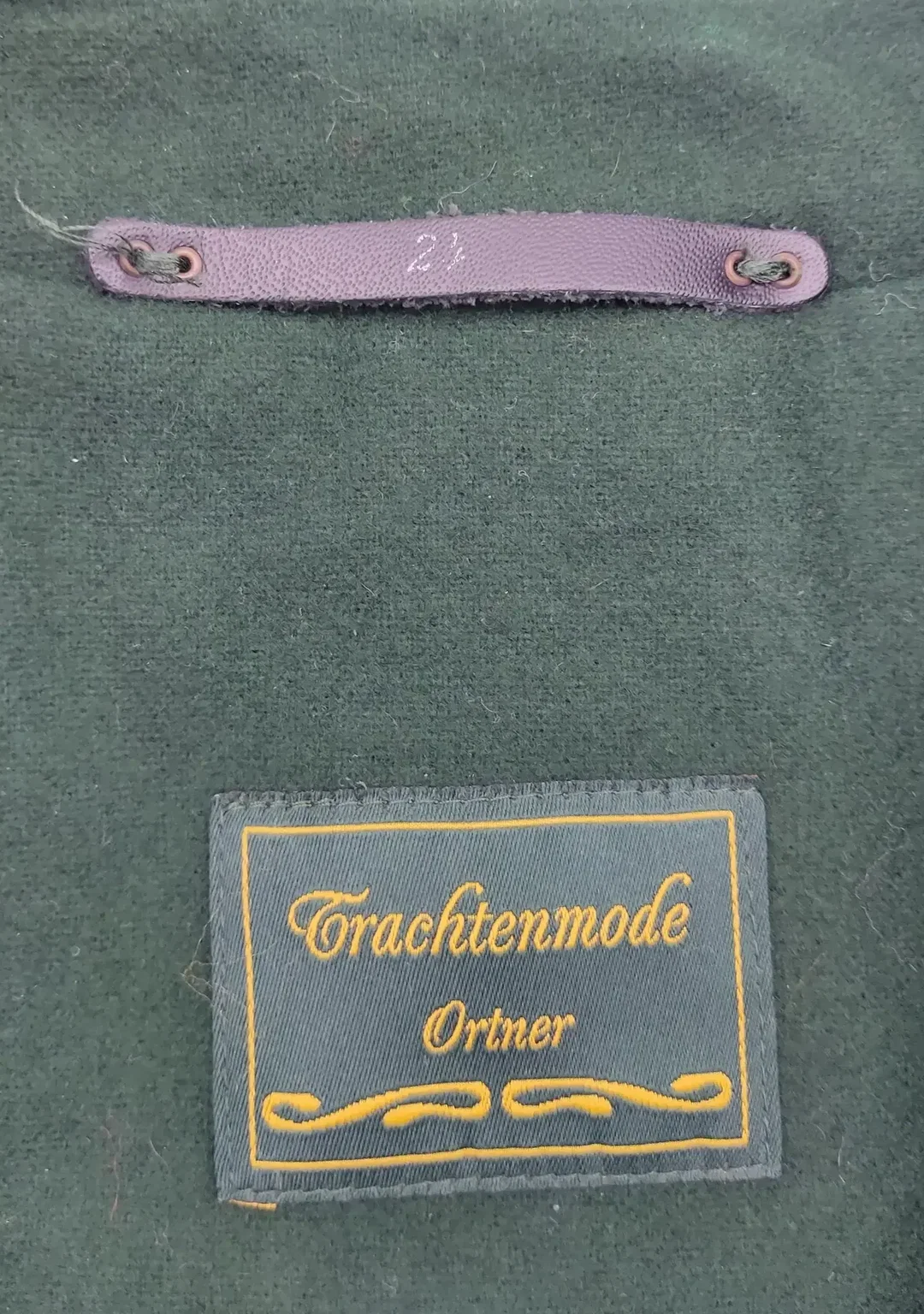 Original Schladminger Herren-Janker, grau - Gr. 24 – Bild 7