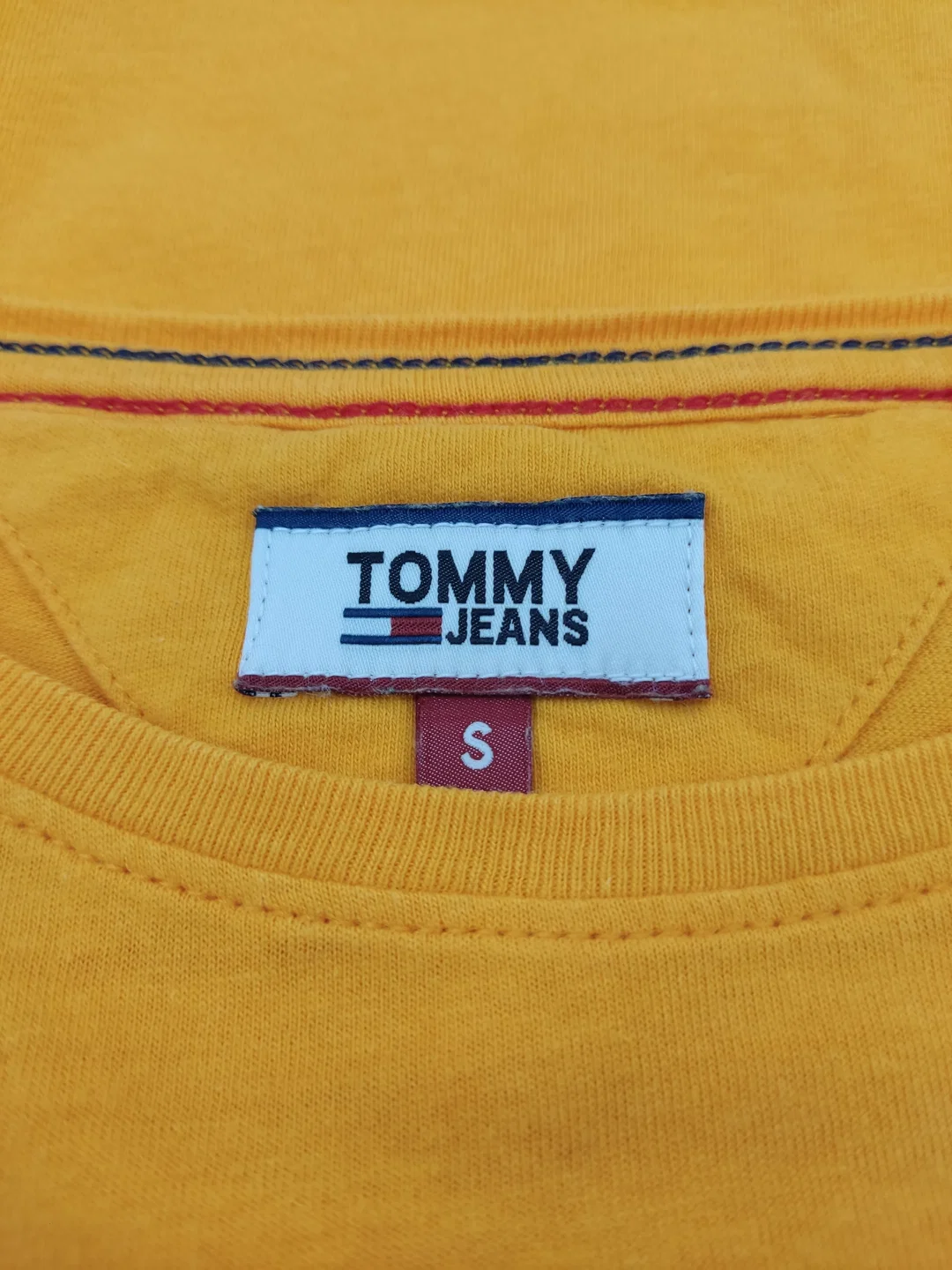 Tommy Jeans Damen Shirt gelb Gr. S – Bild 2