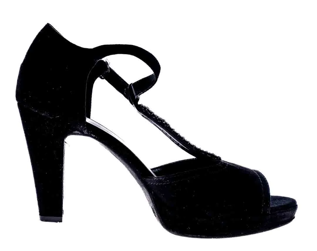 Catwalk High Heels schwarz, Größe 39 – Bild 3