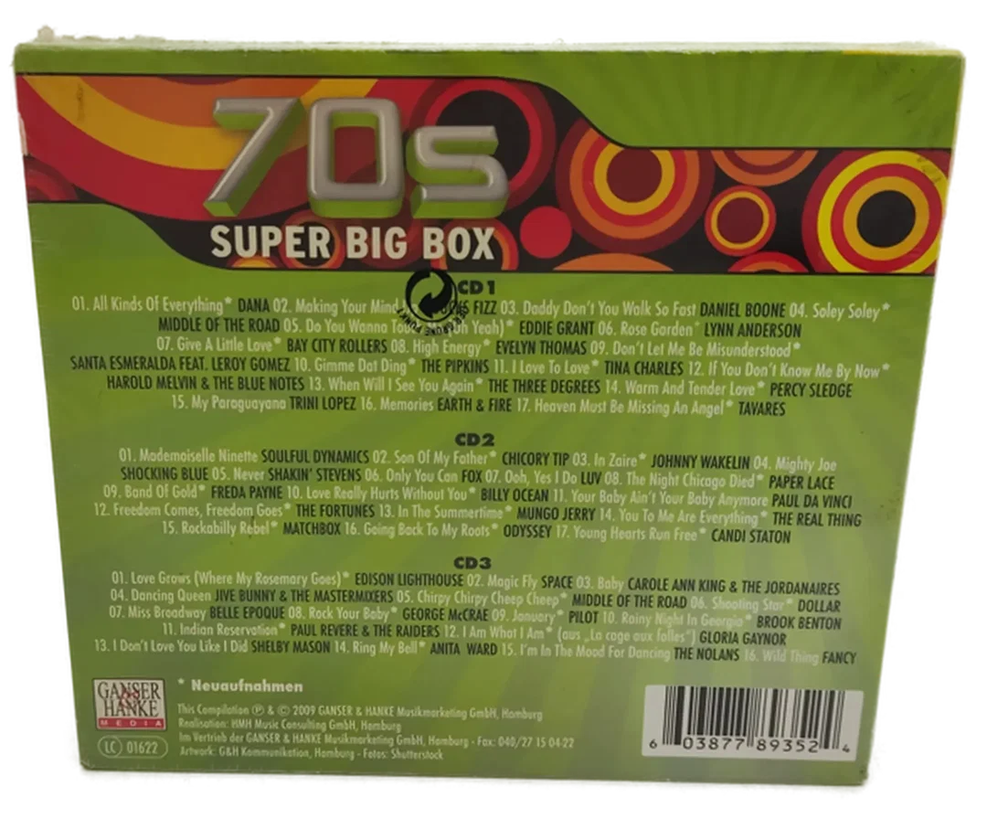 70s Super Big Box 50 Tracks 3CD's – Bild 2