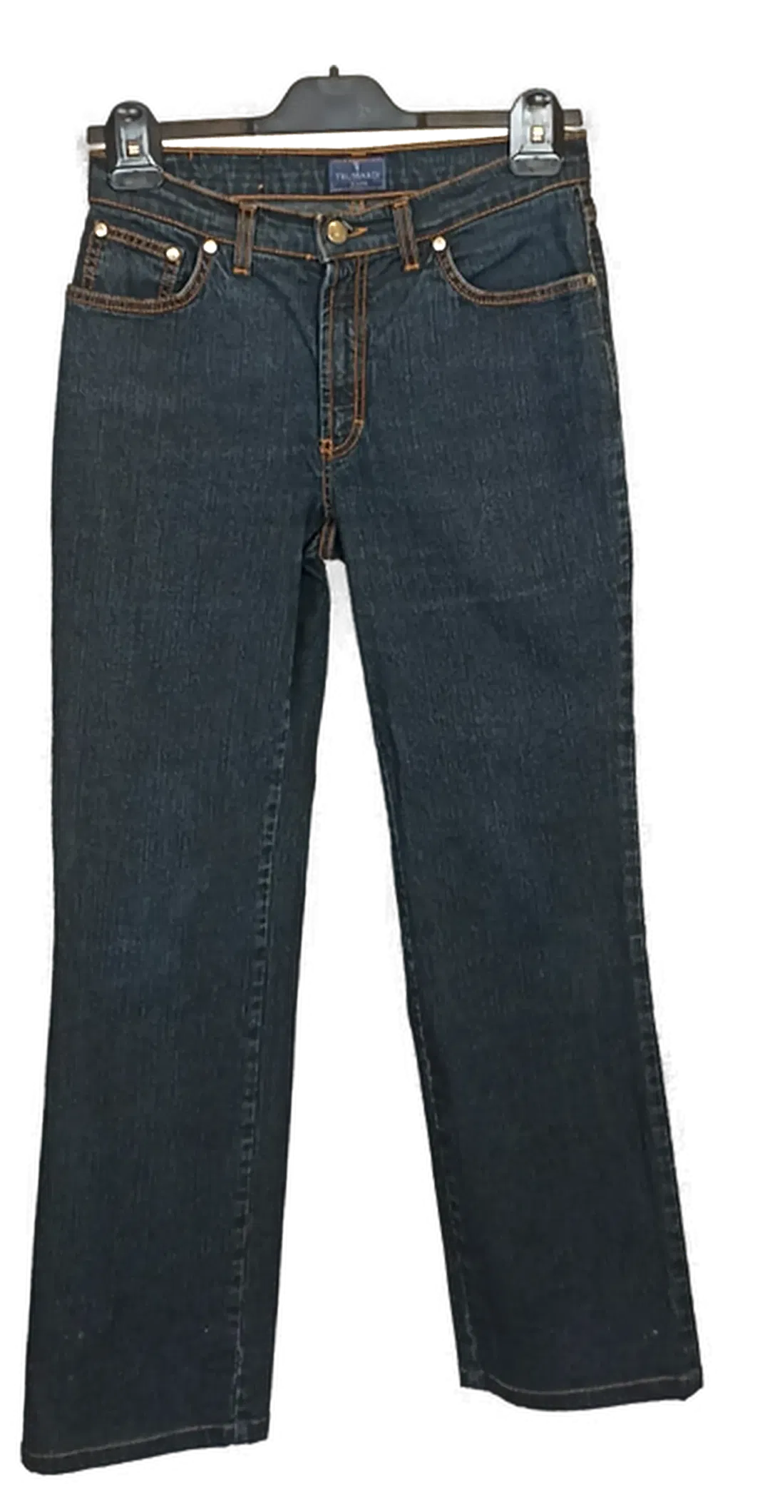 Trussardi Jeans Damen Jeans dunkelblau Gr. UK 28 - Bild 1