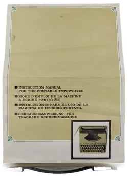 Tragbare manuelle Schreibmaschine Silver Reed 7200, Vintage, 1970er Jahre  - Bild 4