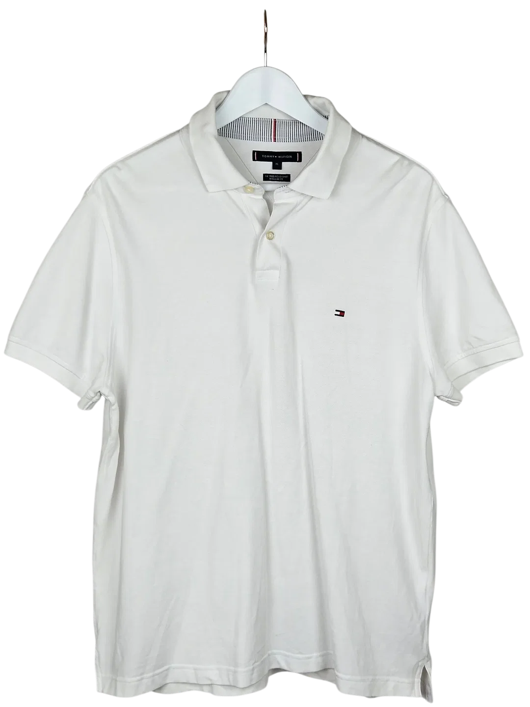 TOMMY HILFIGER Herren Polohemd, weiß - Gr. XL – Bild 1