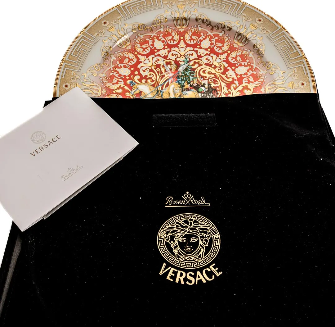 Rosenthal Versace Teller limitierte Auflage Weihnachtsmotiv Weihnachten – Bild 5