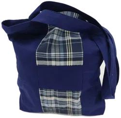 Tragtasche Stoff mehrfarbig + Henkel - Bild 2