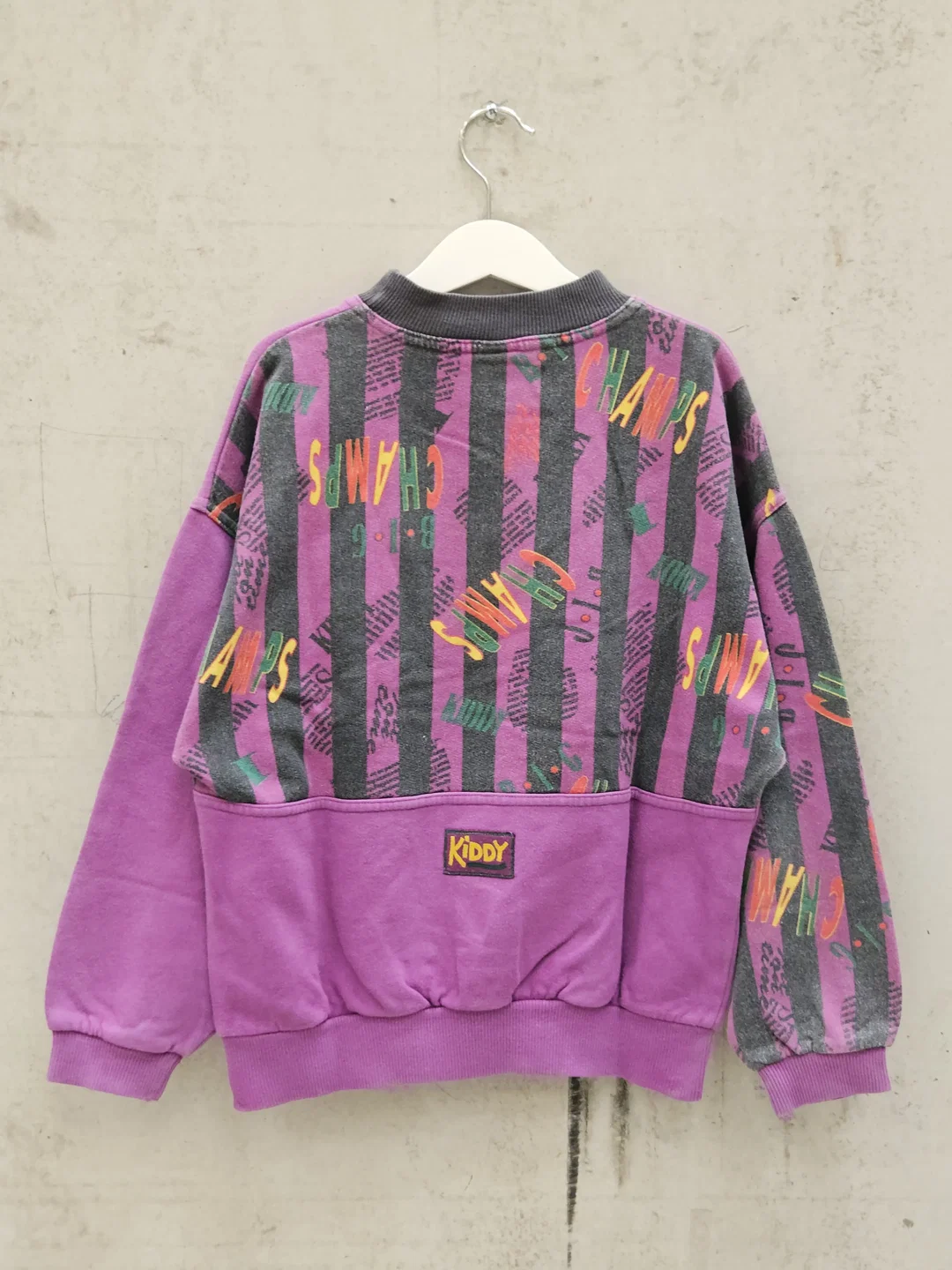 KIDDYS Kinder Vintage Pullover, lila - Gr. 140 – Bild 2