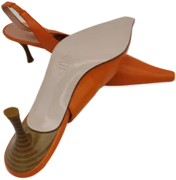 Voila Damenschuhe Fersenfrei orange - 41 - Bild 2