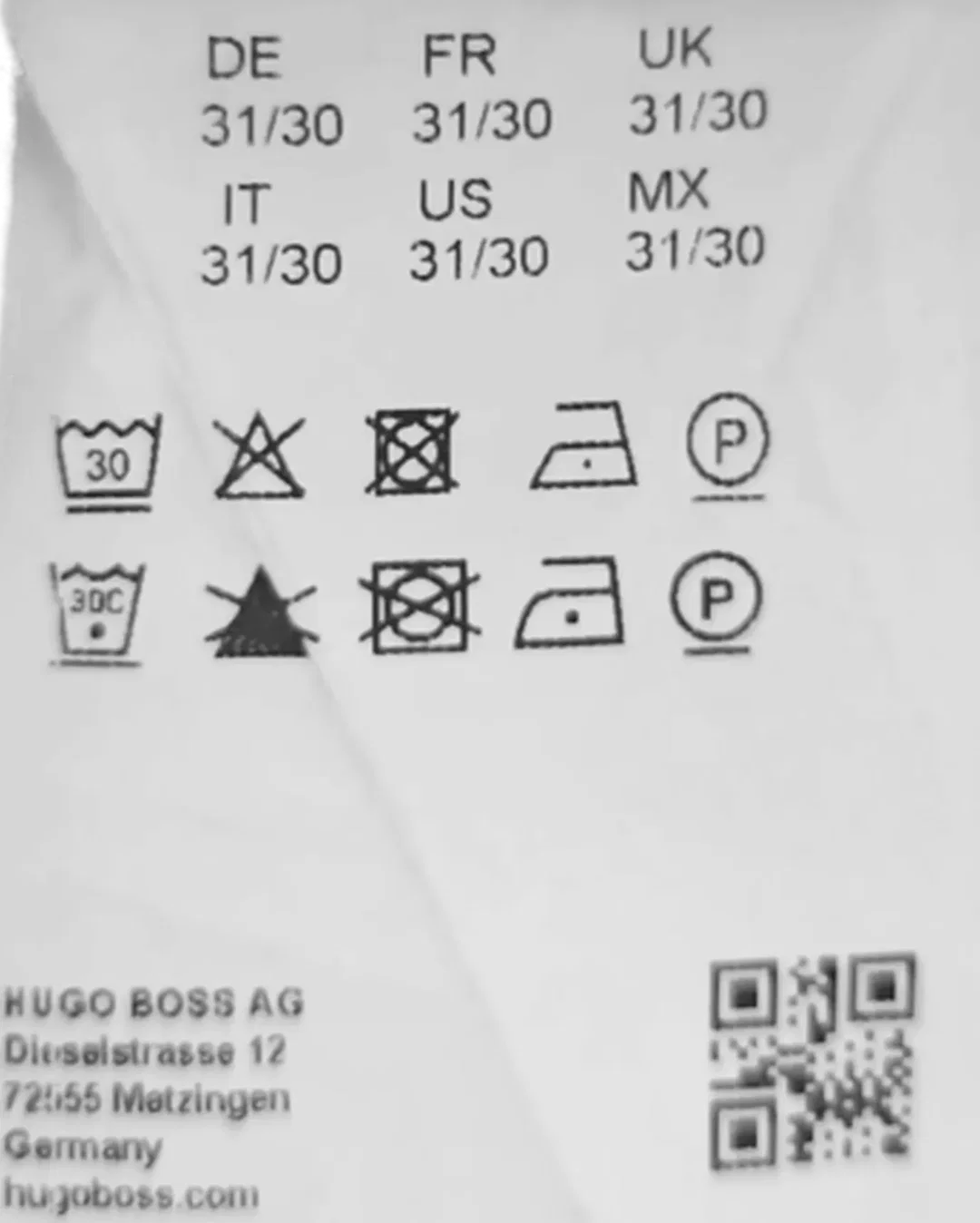 Hugo Boss Herrenjeans grau Gr. 31/30 – Bild 4