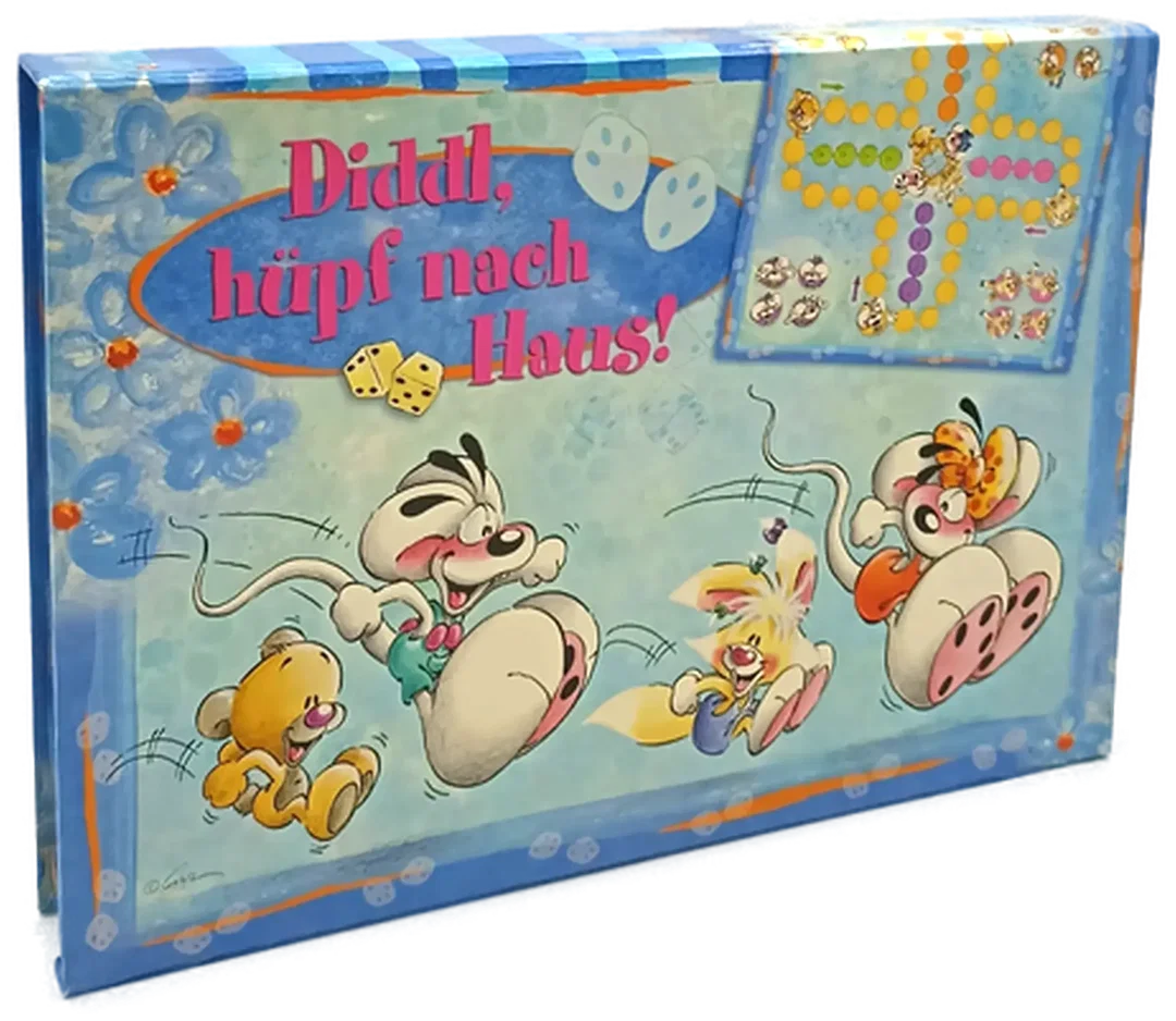 Vintage Diddl Maus Gesellschaftsspiel "Hüpf nach Haus!" – Bild 1