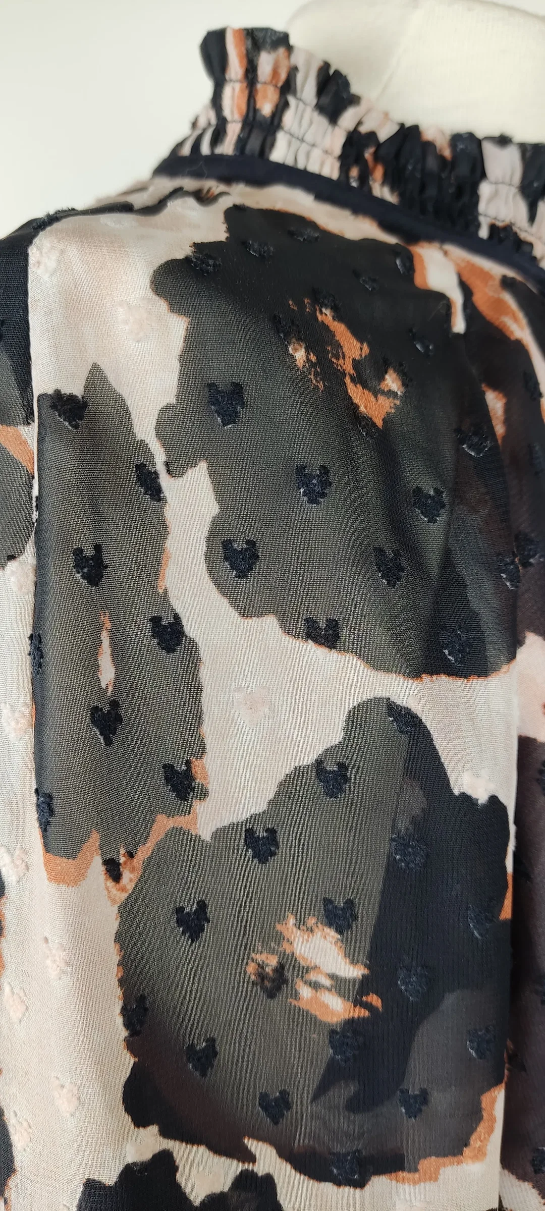 Comma Langarmshirt Animal-Print Gr. 44 | Design-Liebling – Bild 5