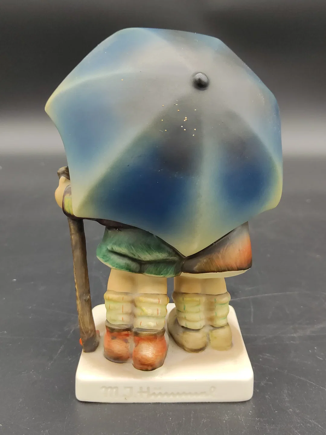 Vintage Goebel Hummel Figur 71 "Unter einem Dach" aus den 1950er-Jahren – Bild 4