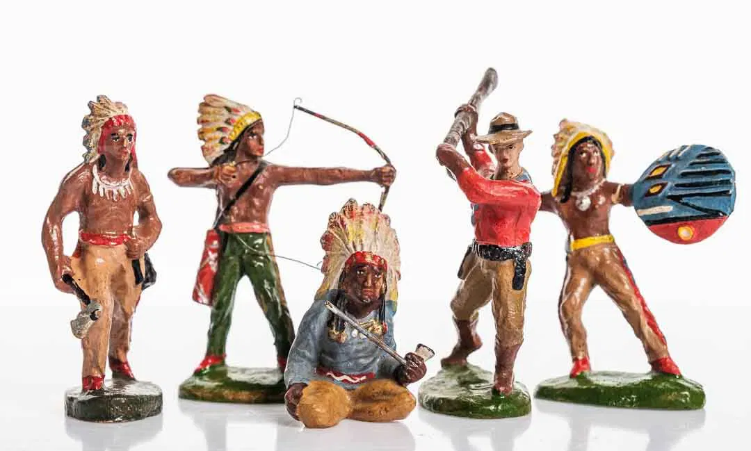 Tipple Topple Austria Konvolut Indianer + Cowboy 50er Jahre - Bild 2