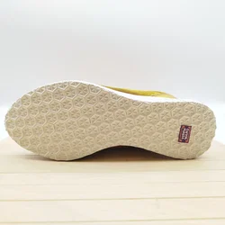 Hartjes Leder Sneaker Currygelb Unifarben, Gr. 38,5 - neu besohlt  - Bild 2