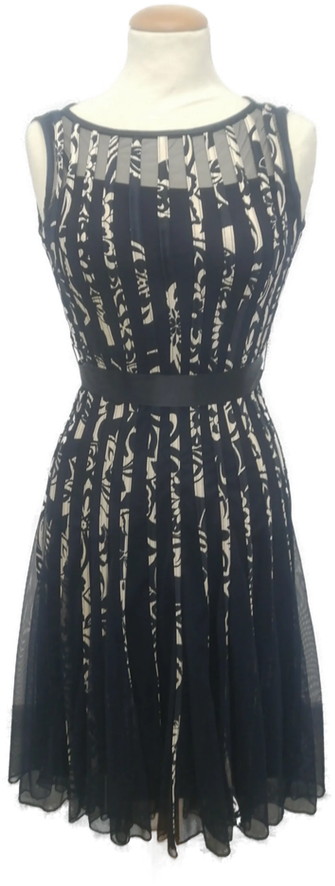Gestreiftes Minikleid Mariposa Tüll | Frühlingsleicht - Bild 4