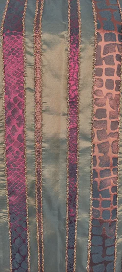 Maxi-Abendkleid Bronzestreifen | Petra  Wiechmann - Bild 8