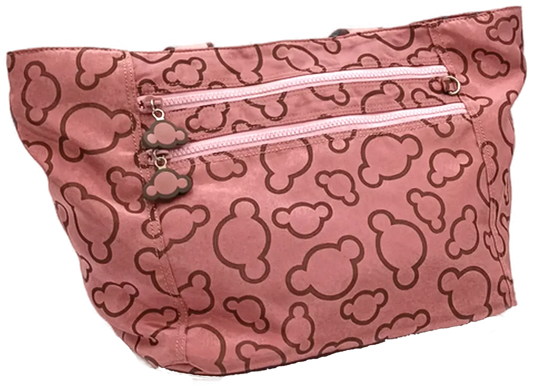 Damenshopper rosa/braun  – Bild 1