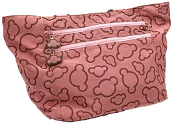 Damenshopper rosa/braun 