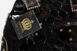 POMPÖÖS by Harald Glööckler Handtasche, schwarz, 36×32 cm - Bild 3