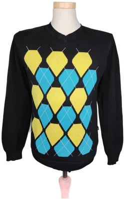 Volcom Herren Pullover schwarz mit Karo - M - Bild 1