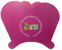 CHOU CHOU Holz-Puppenwiege rosa - Bild 1