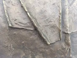 Prof, Erwin Huber: Bronze Relief 