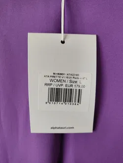 AlphaTauri Slim Fit Stretch Damen Hose lila neu - L/40 - Bild 5