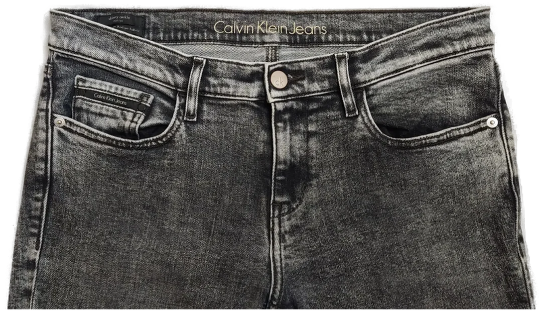 Calvin Klein Damen Jeans grau Gr. M – Bild 3