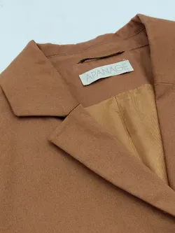 Vintage Apanage Damen Blazer, braun - Gr. S - Bild 4