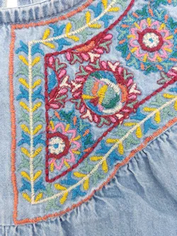 Zara Kinder Kleid blau Gr.110 - Bild 4