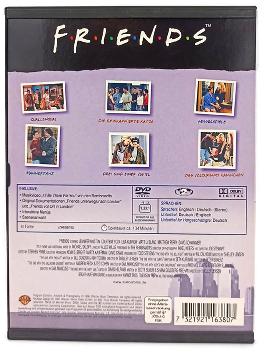 DVD "Friends - Staffel 4, Episoden 1-6" – Bild 2