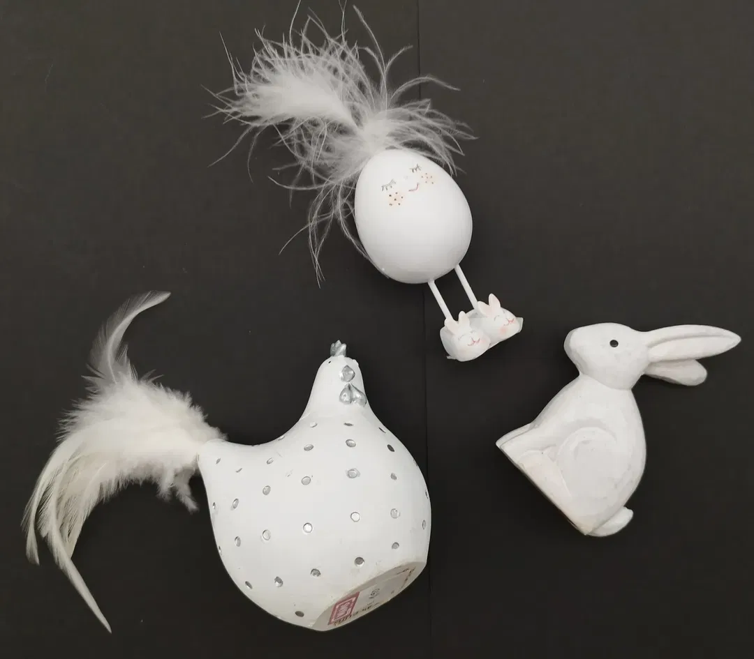 SET kleiner Osterfiguren - 3 Stück / Holz - Bild 4