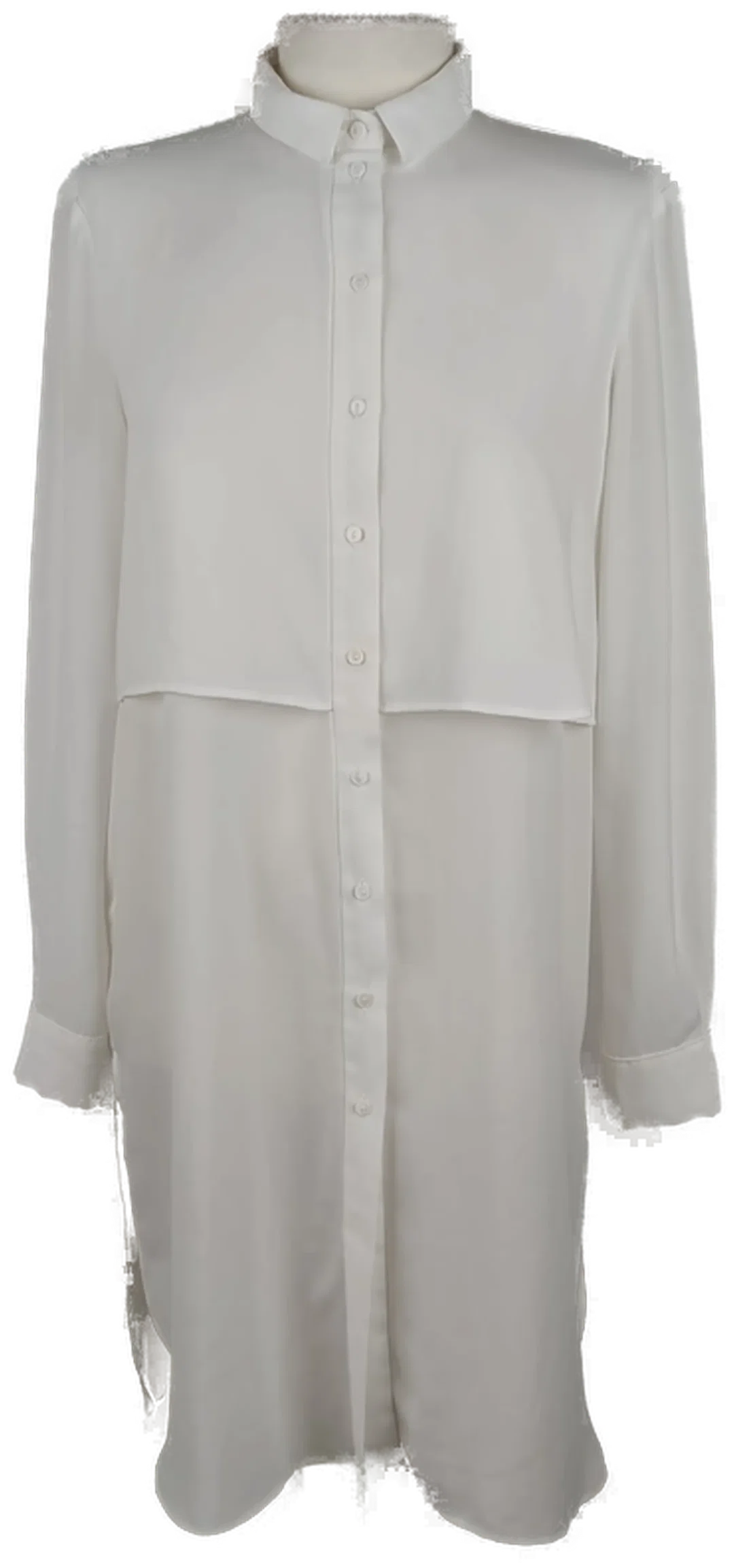 Hemdblusenkleid Mango Weiß XS | Leicht & Elegant - Bild 1