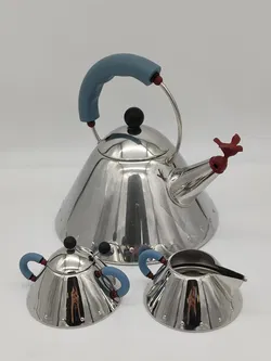 ALESSI Wasserkessel, Zuckerdose & Milchkännchen - Bild 2