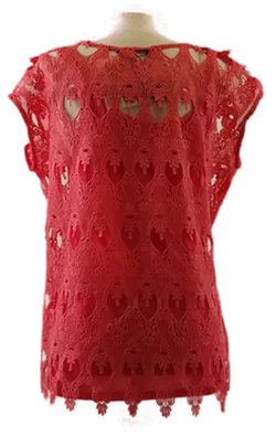 Ärmeloses Spitzenshirt  - Bild 3