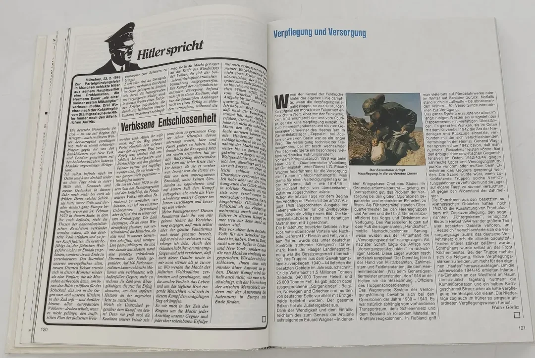 Buch Der II. Weltkrieg "Der totale Krieg" Zeitgeschichte in Wort, Bild und Ton 1943-1945 von 1989 – Bild 5
