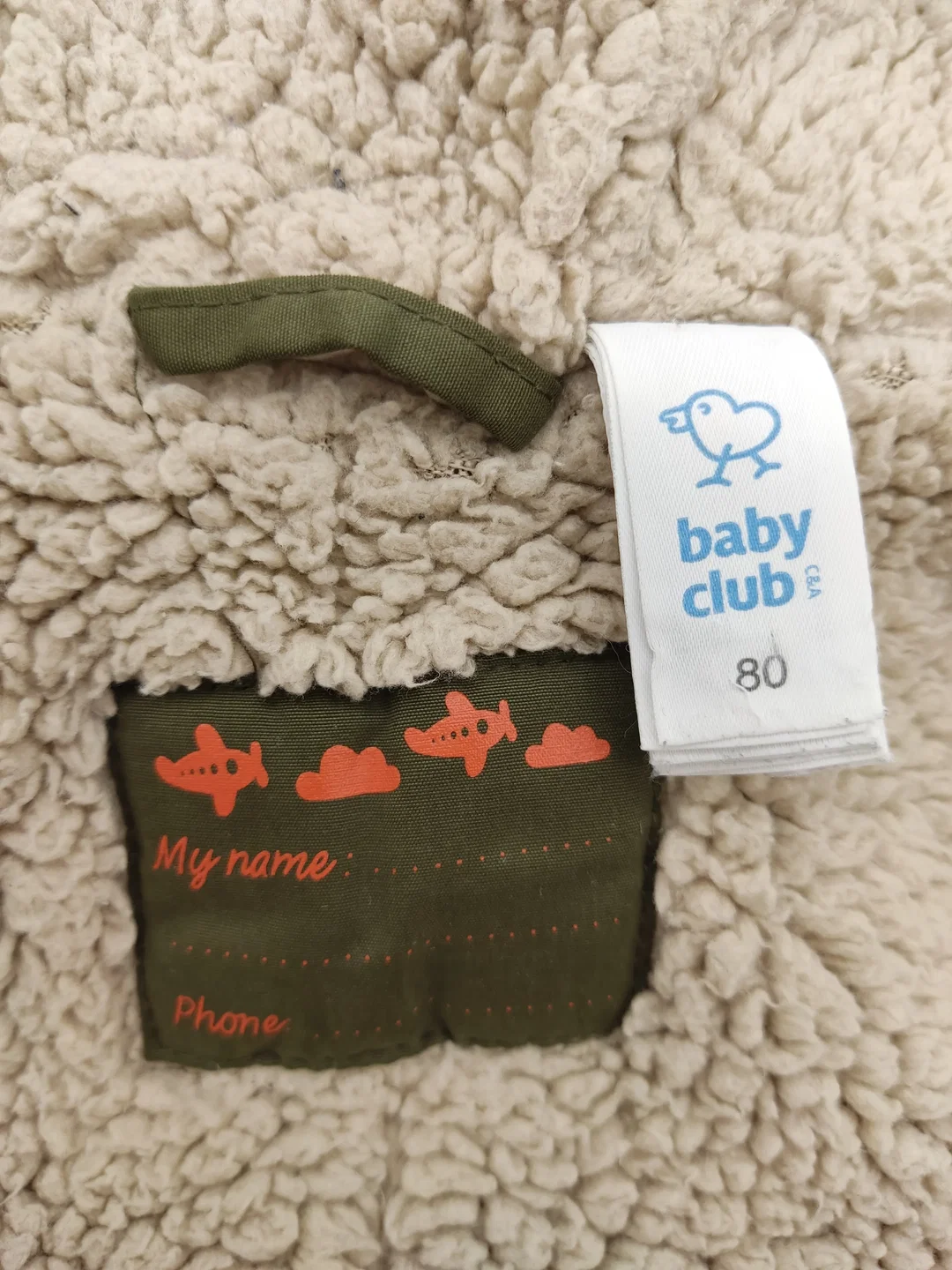 Baby Club Kinder Jacke grün Gr.80 – Bild 4
