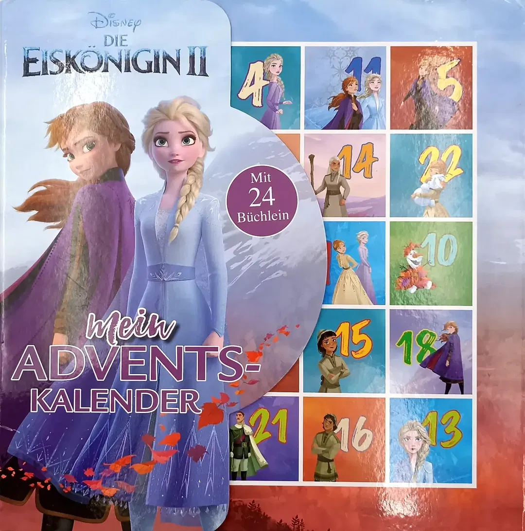 Disney Die Eiskönigin 2 Adventskalender mit 24 Büchlein - Bild 1