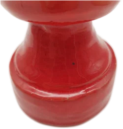 Roter Thun Kerzenständer - 10,5 cm - Bild 5