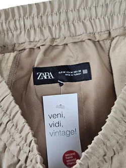 Zara Damen Hose, beige - M / 38 – Vorschau 4