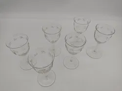 6x Weingläser aus Kristall - Bild 2