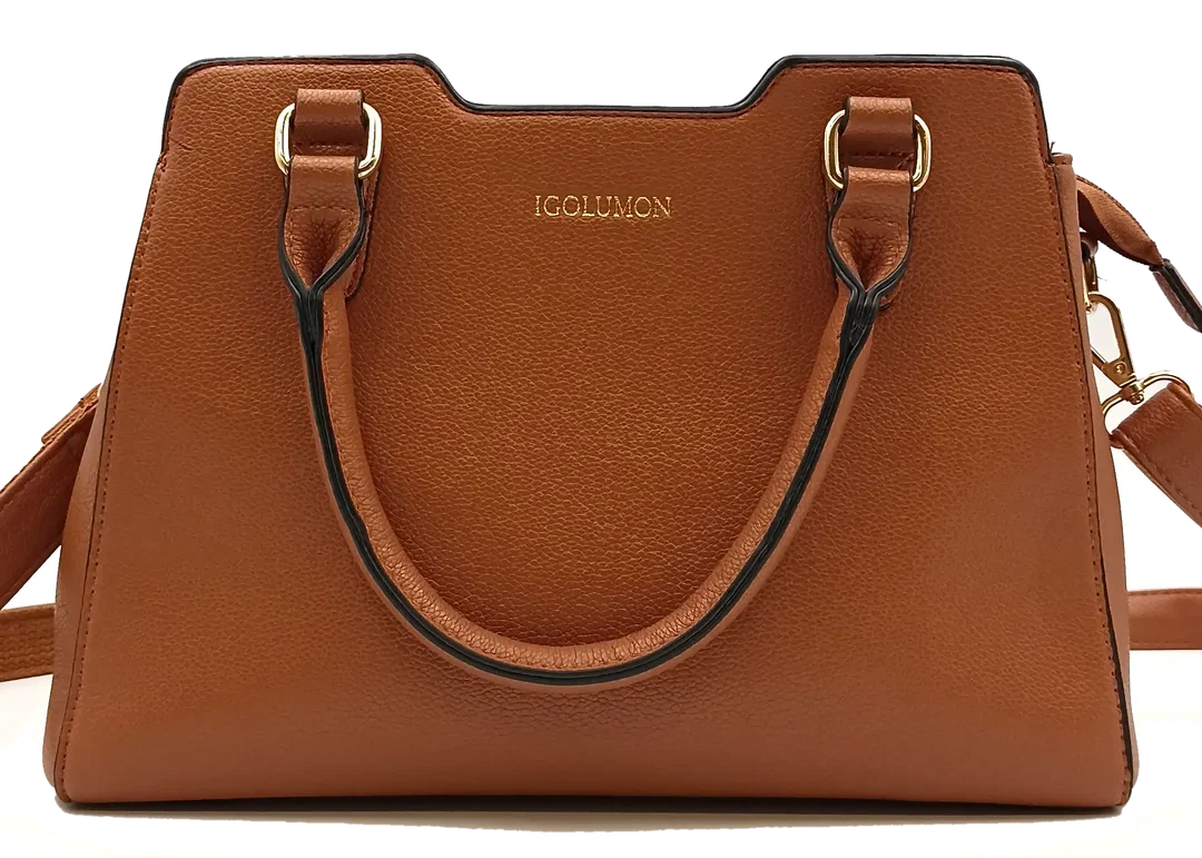 Igolumon Damen Henkeltasche congnac – Bild 2