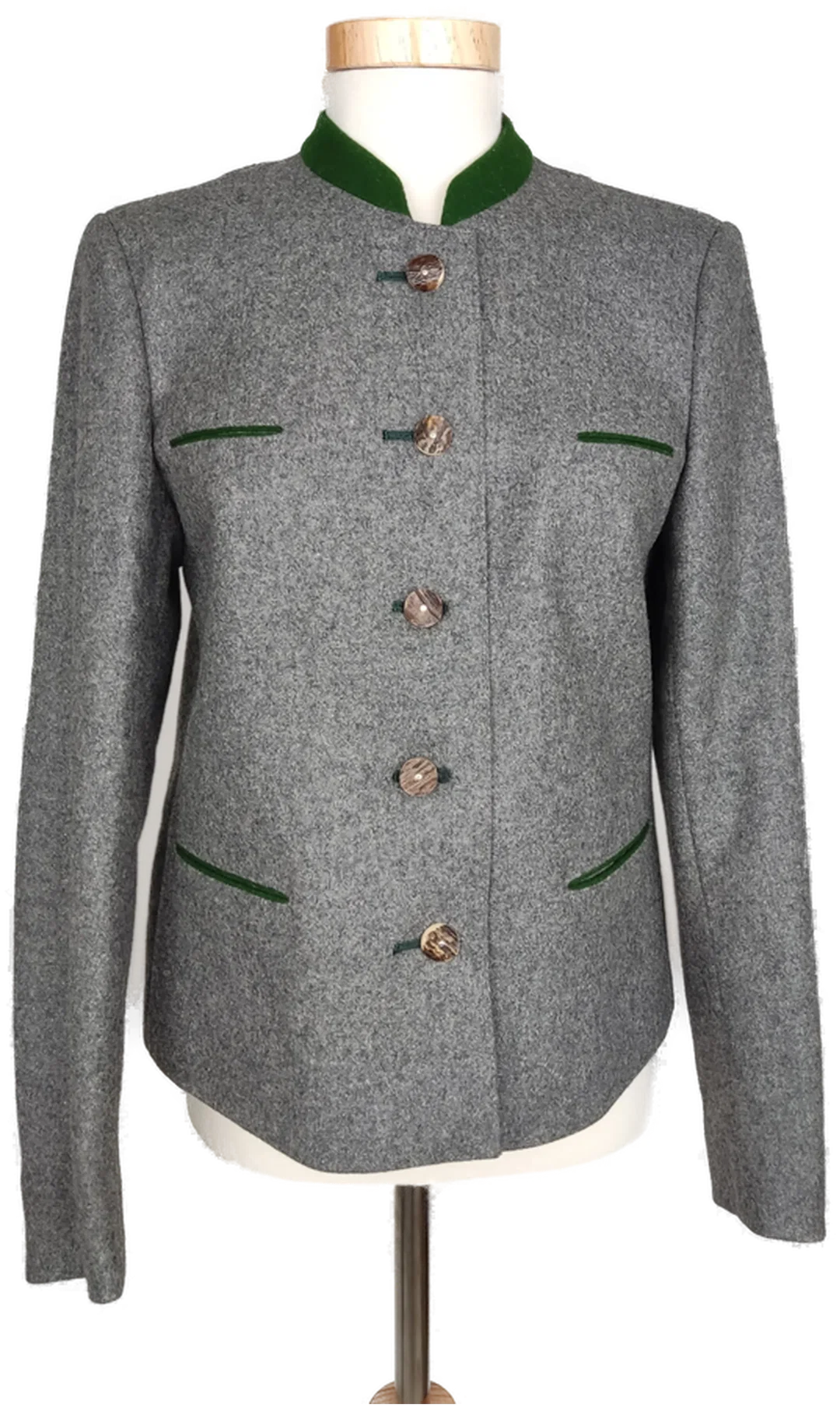 Jagd Stiedl Damen Trachten Zweiteiler grau - S/36 – Bild 2