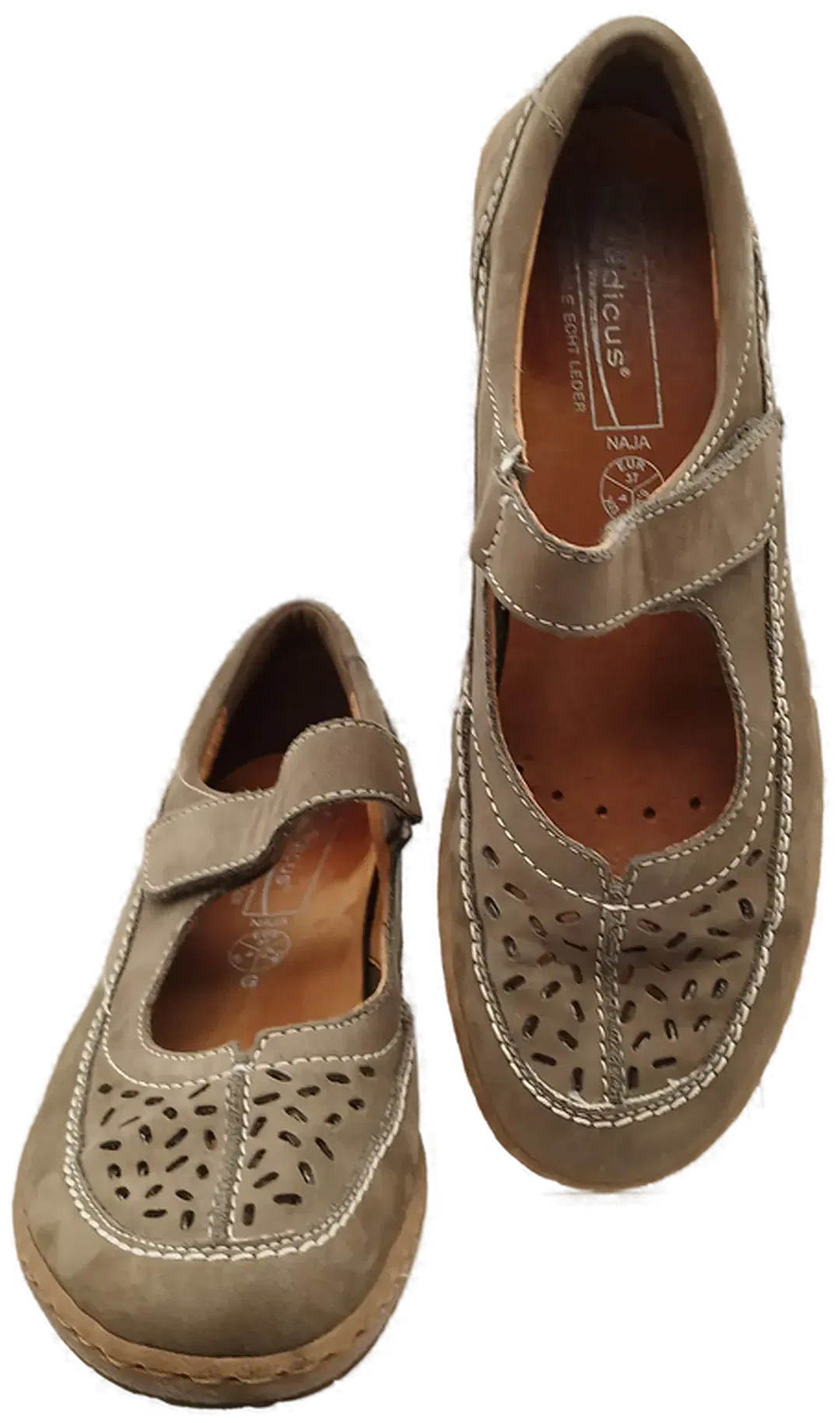 Damen Ballerinas Medicus Gr. 37 | Leder - Bild 1