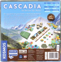 Cascadia – Im Herzen der Natur | Brettspiel | Kosmos | Familienspiel | Top Zustand - Bild 2