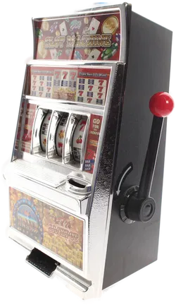 Mini Spielautomat „Slot Machine“ – mit Münzeinwurf & Auswurf – ca. 40 cm - Bild 2