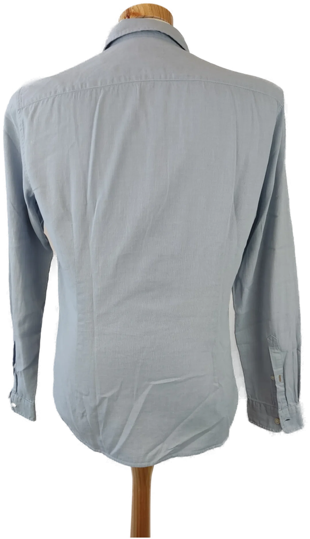 Esprit Herrenhemd, blau - Gr. M / EUR 48 (Slim fit) – Bild 3