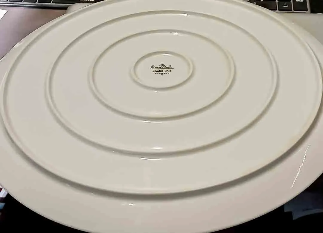 Rosenthal studio-linie TAC Weiß – Große Servierplatte 34 cm Designerstück – Bild 3